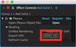 SVG Export Button