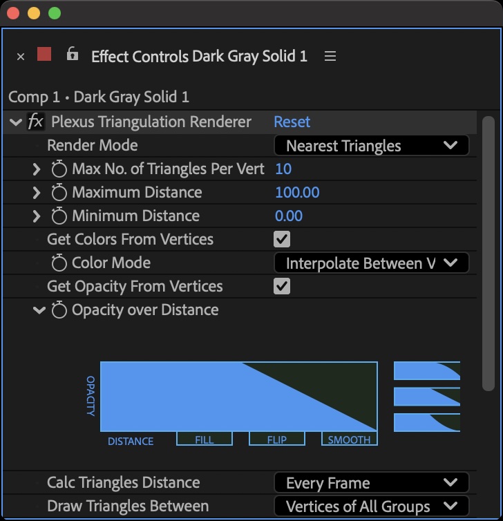 Triangulation Render Object
